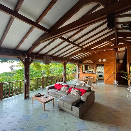 Villa Nature Caraibe Lodge, Vue Mer, Piscine Privee Deshaies Buitenkant foto