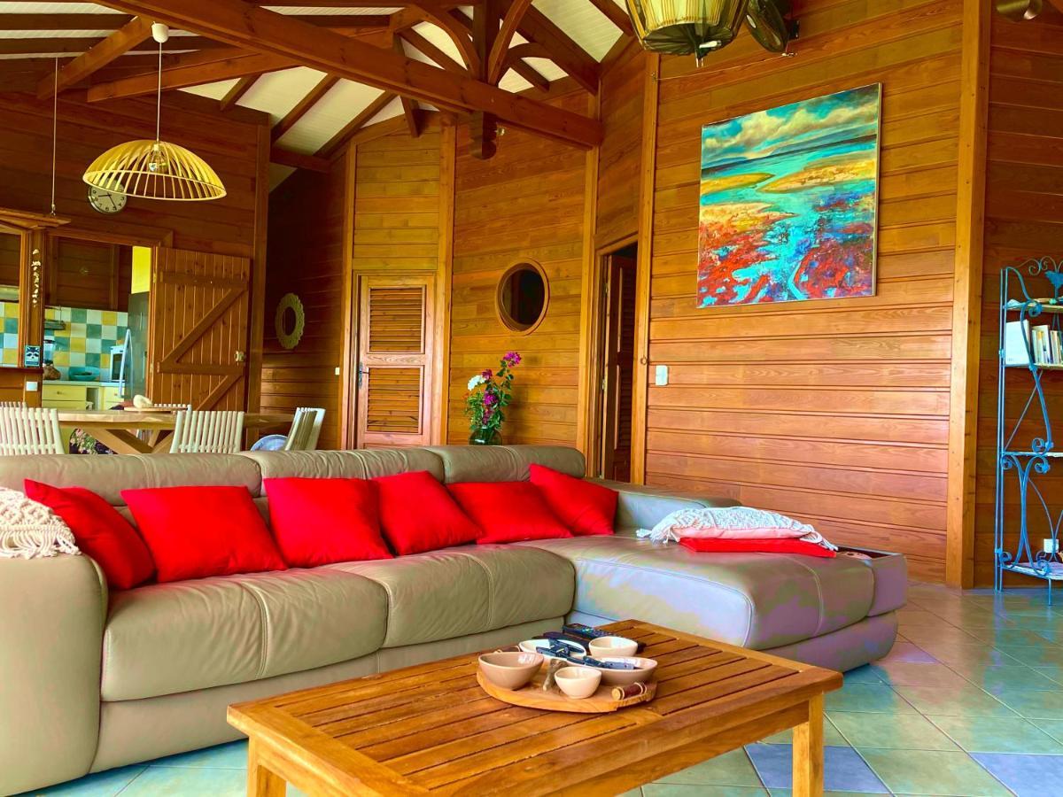 Villa Nature Caraibe Lodge, Vue Mer, Piscine Privee Deshaies Buitenkant foto