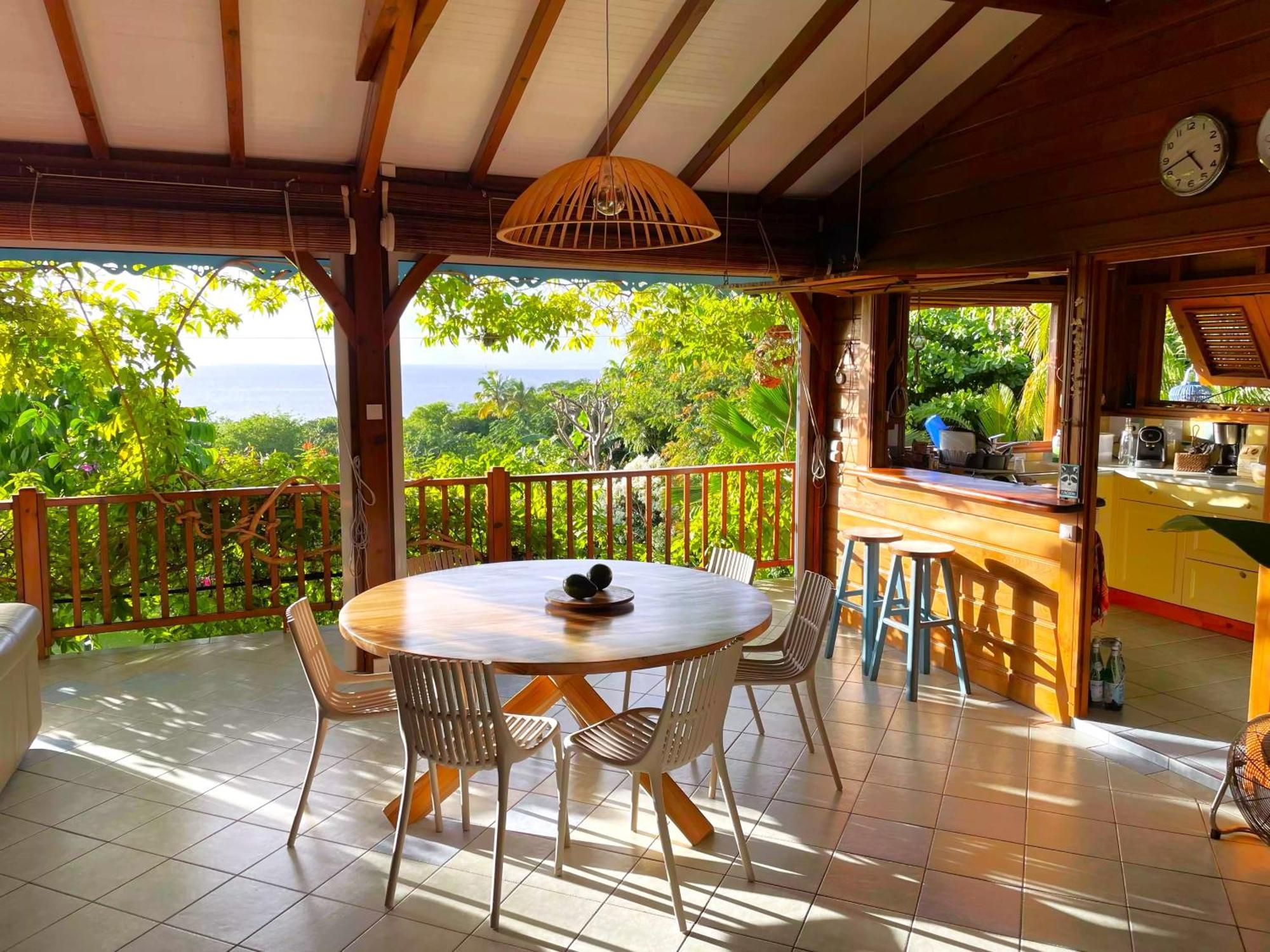 Villa Nature Caraibe Lodge, Vue Mer, Piscine Privee Deshaies Buitenkant foto